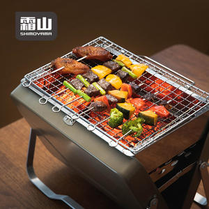 SHIMOYAMA hogar al aire libre de acero inoxidable <span class=keywords><strong>Kebab</strong></span> barbacoa horno palo pinchos de Metal para cocinar al aire libre - Product Image 4