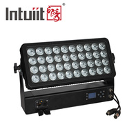 Proyector LED RGBW 4 en 1 de 400W IP65 de Alta Luminosidad para Paisajismo con Control DMX512 y Ángulo de Haz de 8/20/40° para Iluminación de Paredes