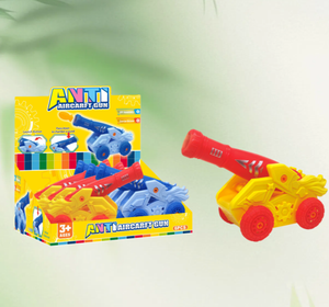 Juguete de Tanque de Combate de Plástico con Balas de Goma de Colores, Pistola de Aire Comprimido Pequeña, Dulces de Juguete para Niños, Venta al por Mayor - Product Image 5