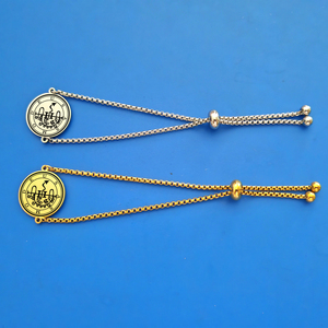 Llave Menor de Salomón, Sello de Asmodeus, <span class=keywords><strong>Ars</strong></span> <span class=keywords><strong>Goetia</strong></span>, Amuleto, Talismán, Joyería, Grabado Láser, Colgante de Acero Inoxidable, Pulsera - Product Image 3