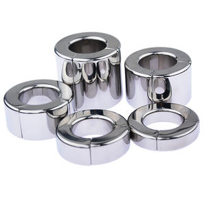 磁性不锈钢SM成人男性性玩具金属阴茎公鸡戒指手淫 - Product Image 1