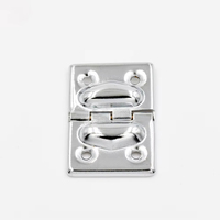 Mini Charnières Solides en Argent Massif Professionnelles de Luxe pour Boîtes à Bijoux et Tiroirs en Bois FS-5029