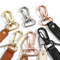 Mousquetons pivotants en métal, fermoirs et clips pour sacs à main, porte-clés, sangles et chaînes décoratives