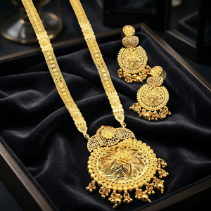Juego de Joyería de Moda al por Mayor, Chapado en Oro de 14K, 18K y 24K, Diseño Floral, Collares Largos, Juego de Joyería Larga con Forma de Micro Oro. - Product Image 2