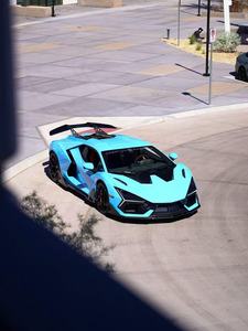 Kit carrosserie en fibre de carbone sèche style DK pour <span class=keywords><strong>Lamborghini</strong></span> Revuelto, lèvre avant en fibre de carbone sèche, jupe, diffuseur arrière, spoiler, capot, kit carrosserie - Product Image 5