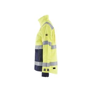 BLAKLADER - 409115143389XS Multinorm Mujer Chaqueta Hi-vis Amarillo/Azul marino-EAN 7330509843017 ROPA DE TRABAJO RESISTENTE A LLAMAS - Product Image 5
