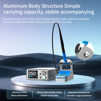 Station de soudage intelligente double canal AiXUN T3D 200W compatible avec les poignées T225, T245, T210 pour la réparation de cartes mères de téléphones portables, PCB et BGA
