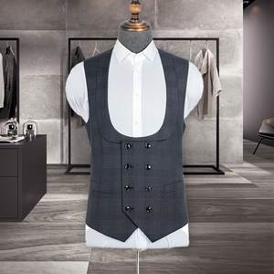 Conjunto de 3 piezas para <span class=keywords><strong>hombre</strong></span>, traje <span class=keywords><strong>a</strong></span> <span class=keywords><strong>medida</strong></span> para <span class=keywords><strong>hombre</strong></span>, chaleco de negocios Formal personalizado, traje de chaqueta para <span class=keywords><strong>hombre</strong></span> - Product Image 3