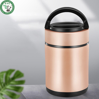 Boîte à lunch thermique sous vide en acier inoxydable avec sac isotherme chauffe-aliments tasse à soupe conteneurs pot alimentaire