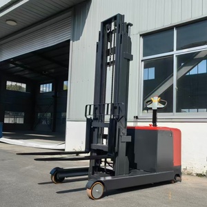 Gerbeur électrique sans chariot JG CQD-15-20 <span class=keywords><strong>de</strong></span> 2 tonnes avec batterie au plomb-acide et déplaceur latéral hydraulique, chariot élévateur à conducteur debout - Product Image 3