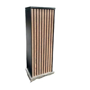 Caja de paquete personalizada al aire libre grano de madera paquete buzón entrega caja Popular acero paquete gabinete montar - Product Image 1