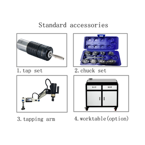 Portable Mini Electric Tapping Machine with Flex Arm M10 M12 M24 M48 Automatic Servo & PLC for Metal in Stock - Product Image 5