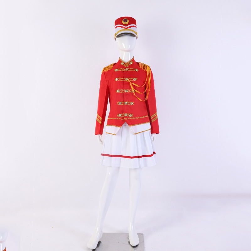 Costume piratessa a righe rosse nere donna