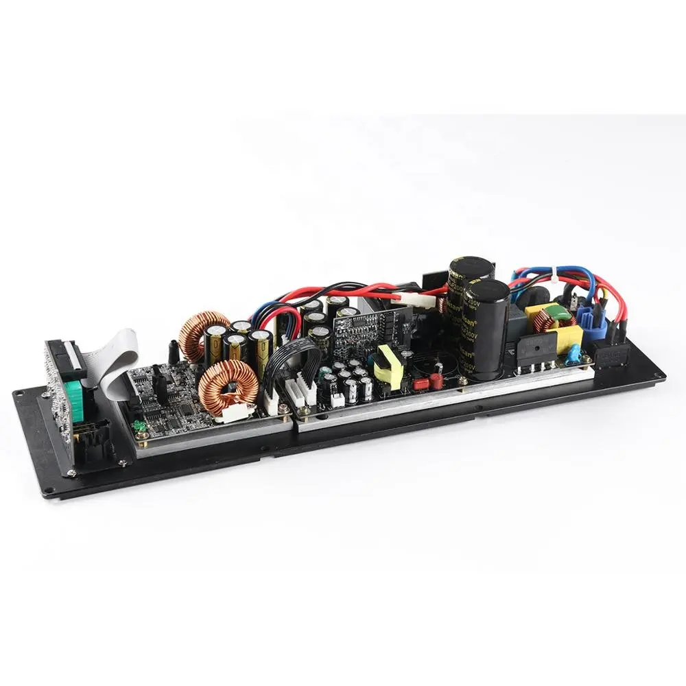 2 Channel 600 Watt DSP Kelas D Aktif Power Amplifier Modul untuk Loudspeaker Line Array Full Range Speaker Subwoofer Bertenaga