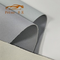 Tissu de revêtement de plafond de voiture en polyester de haute qualité, laminé, enduit, antibactérien, à poids moyen, avec support en mousse pour l'intérieur des voitures