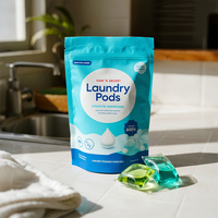 Sacs en plastique personnalisés pour capsules de lessive concentrée avec logo imprimé – Nettoyant liquide pour le linge