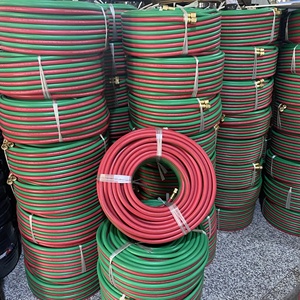 Высококачественный 300psi EPDM Резиновый двойной сварочный шланг 1/4 "X50FT с 9/16" BB фитинги для североамериканского рынка - Product Image 4