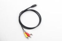 Kunden spezifische Mini Din 7 Pin 3 Cinch-Kabel RGB-Komponenten-Audio kabel mit PVC-Poly beutel für Ohr überwachungs system und Lautsprecher anwendung