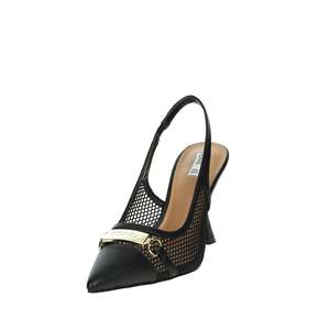 Ferre Women's Slingback <b>Pumps</b> <b>Black</b> F-361 Pointed Toe Mesh Heels - Product Image 6