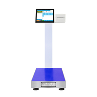 Balance électronique intelligente SOHE Windows 400*500mm avec écran tactile et logiciel pour impression d'étiquettes