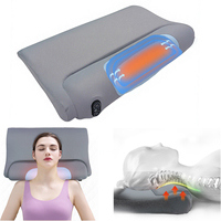 Almofada de Tração Cervical Sem Fio com Compressão de Ar e Calor, Massageador Cervical de Espuma de Memória para Alívio da Dor, OEM ODM
