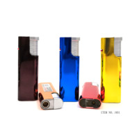 Dongyi 2023 Offre Spéciale Briquet électronique en plastique à coque métallique coupe-vent grande taille 259 modèle