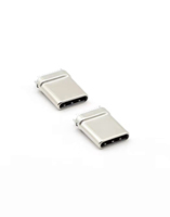Conector Macho USB3.1 Tipo-C de Sujeción a PCB YZTECH, 24 Pines, Contacto de Cobre SMT, Plástico Negro