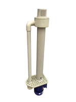 Pompe centrifuge verticale chimique résistante aux acides et aux alcalis en matériau plastique FRPP/PVDF