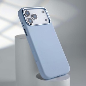 Étui S071 pour iPhone, cadre métallique, coque en silicone liquide pour iPhone 12 14 15 16 17 18 Pro Max, pour Samsung S25 Ultra, coque Android - Product Image 2
