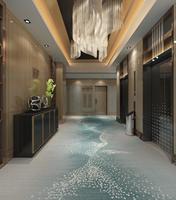 Tapis usine vente chaude laine et nylon Axminster imprimé mur à mur haute qualité luxe 5 étoiles hôtel couloir tapis