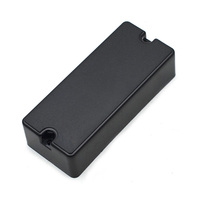 Penutup Pickup Bass Senar 4/5/6 Penutup Pickup Bass 2 Lubang Penutup Pickup ABS Solid 88.8/101.3/114Mm Hitam