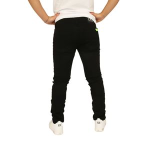 Nms40005je pantaloni da Jogging bianchi x taglia pantaloni larghi con decorazioni con cerniera Logo personalizzate con motivo dritto colorato lavaggio - Product Image 3