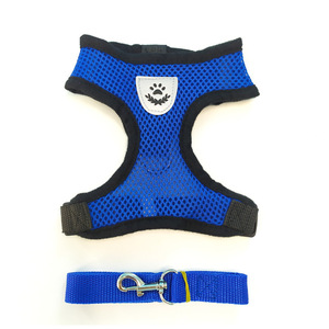 Arnés de malla transpirable, extraíble y lavable, suministros para mascotas multicolor, correa para perros, correa retráctil para perros grandes, antiescape - Product Image 3