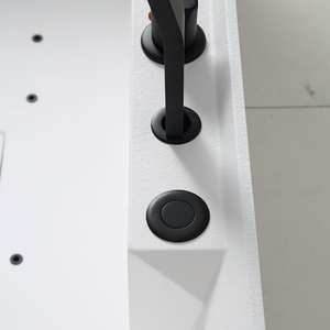 Baignoire spa de luxe pour adultes Baignoires de massage en pierre artificielle blanche autoportantes avec jacuzzier - Product Image 6