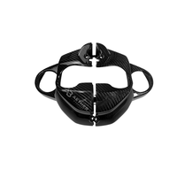 Couvre-interrupteur à clé personnalisé peint en fibre de carbone pour Harley Davidson Road Glide CVO
