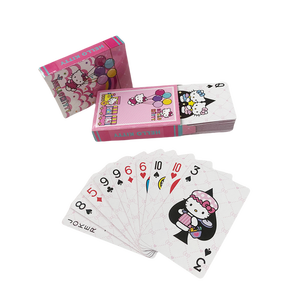Cartes à Jouer Personnalisées Imprimées de Haute Qualité, Anime Mignon Rose, Papier Écologique, Échantillon <span class=keywords><strong>Gratuit</strong></span>, Logo Personnalisé, Designs Classiques de Dessins Animés - Product Image 4