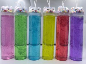 Kit de slime dinosaure avec figurine T-Rex 3D et perles en mousse, jouet sensoriel non toxique pour enfants, texture extensible et transparente - Product Image 6