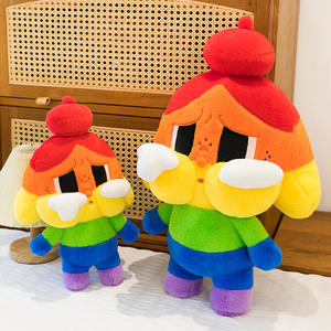 Peluche en forme de poupée arc-en-ciel pleureuse - Jouet en peluche mignon, adapté aux garçons et aux filles comme cadeau de fête - Product Image 2