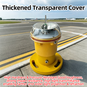 Feu d'obstacle aérien rouge à faible intensité de type B standard, conforme aux normes de l'aviation civile, lampe de sécurité - Product Image 5