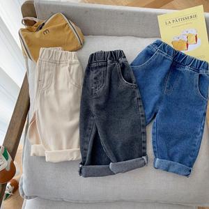 Pantalons de mode automne et printemps pour bébés, jeans unisexes, pantalons longs pour enfants, vêtements pour nouveau-nés, pantalons pour filles - Product Image 5