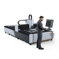 Machine de découpe laser fibre haute puissance 3000W 3015, découpeuse industrielle robuste avec contrôle Cypcut pour tôles d'acier au carbone épaisses AI