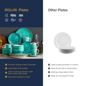 Высококачественный набор керамической посуды, 16 шт. - Product Image 4