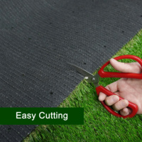 Calidad directa del fabricante garantizada Premium 30mm y 40mm hierba sintética permeable al agua para decoración de paisaje de jardín