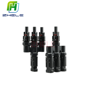 Nuovi Connettori <span class=keywords><strong>Solari</strong></span> per Energia Fotovoltaica, Connettori T3 Impermeabili, Connessione Fotovoltaica T-3, Corrente Nominale 30A, Maschio/Femmina, Alloggiamento in PC - Product Image 5