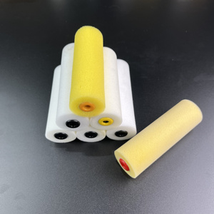 Décorer les outils à main Polyester mélangé jaune Double bandes tissu mousse rouleau de <span class=keywords><strong>peinture</strong></span> <span class=keywords><strong>brosse</strong></span> - Product Image 2