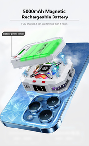 Ventilador de Refrigeración RGB TH25 PRO, Radiador Magnético para Teléfono Celular, Semiconductor Ai TEC Peltier, Enfriador de Teléfono Móvil para Juegos - Product Image 4