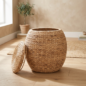 Eco-Friendly Multifunction <b>Storage</b> <b>Baskets</b> <b>for</b> <b>Bathroom</b> Wire in Pantry Cabinet Handwoven Onion Portable Pop up Hamper Bread - Product Image 2