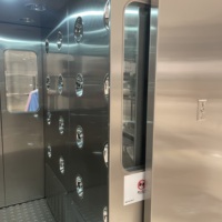 Douche d'air à haute efficacité, automatique, en acier inoxydable, pour salle blanche, pour usine alimentaire et atelier