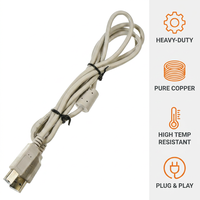Adaptateur de câble réseau Cat 6 avec isolation PTFE et nylon, produit électrique personnalisé fabriqué par le fabricant