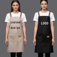 Tablier de cuisine en polyester résistant aux taches, lavable en machine, pour la cuisine, le jardinage, les cadeaux de vacances